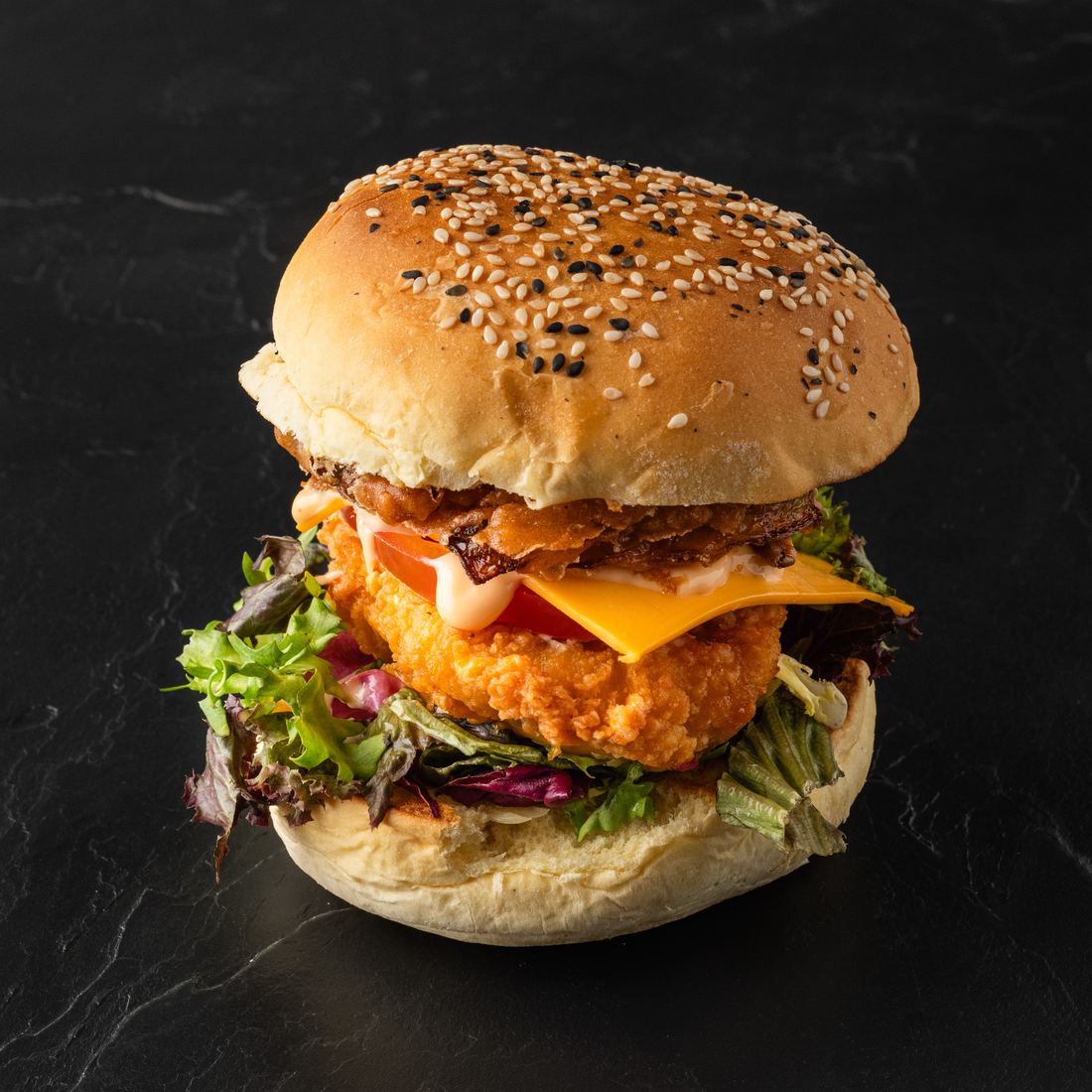 Chili Chicken Burger